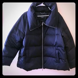 Ladies Talbots black collard jacket